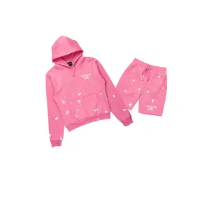 Just Between Us Bubblegum Pink Short Set