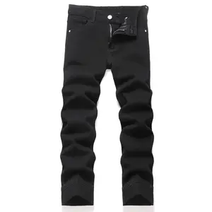 Boys Straight Leg Jeans Kids Casual Loose Fit Denim Pants with Pockets 7-16 Years
