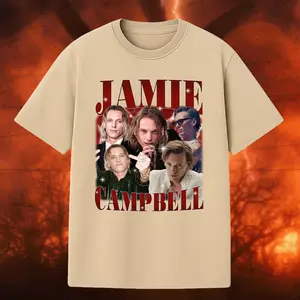 Jamie Campbell Bower Ver3 Vintage Tshirt, Caius Volturi Twilight Mineral Washed Tee, Vecna Henry Creel, Jace Wayland, Shirt for Movie Fan, Actor Lover Shirt