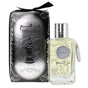 Ard Al Zaafaran Dirham Unisex EDP Perfume - 3.4 fl oz, Fresh Aroma with Rose Heart, Bergamot Mix, Woody Base, New Boxed