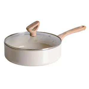 T-fal Revive Ceramic Non-Stick, 6 Quart Jumbo Cooker, Beige