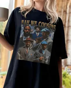 Vinatge Sinners Smoke & Stack Nah We Counsins Shirt, Michael B Jordan T-shirt