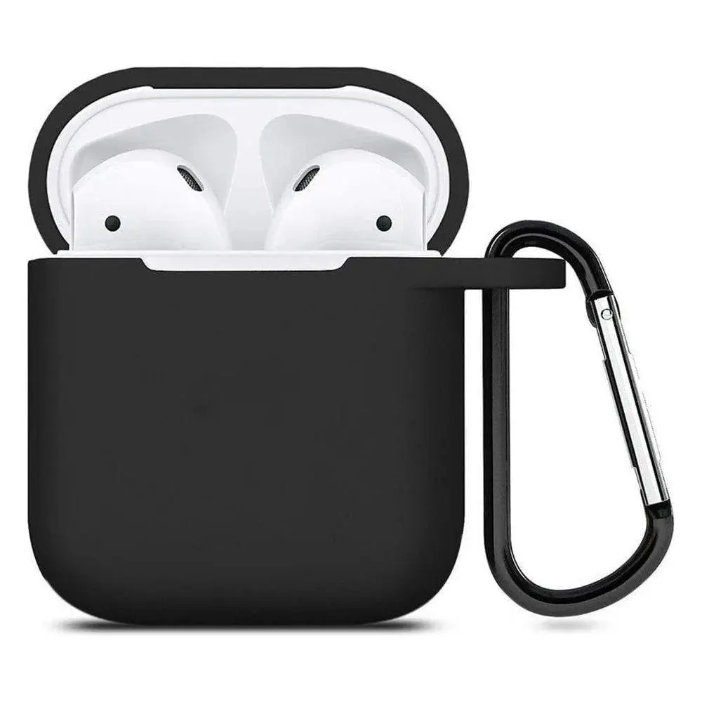 Entronix Case Compatible with AirPods 1st/2nd Gen - Soft-Touch Liquid Silicone