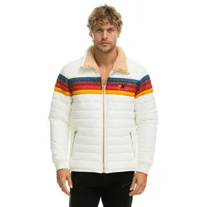 4 STRIPE JACKET -  WHITE