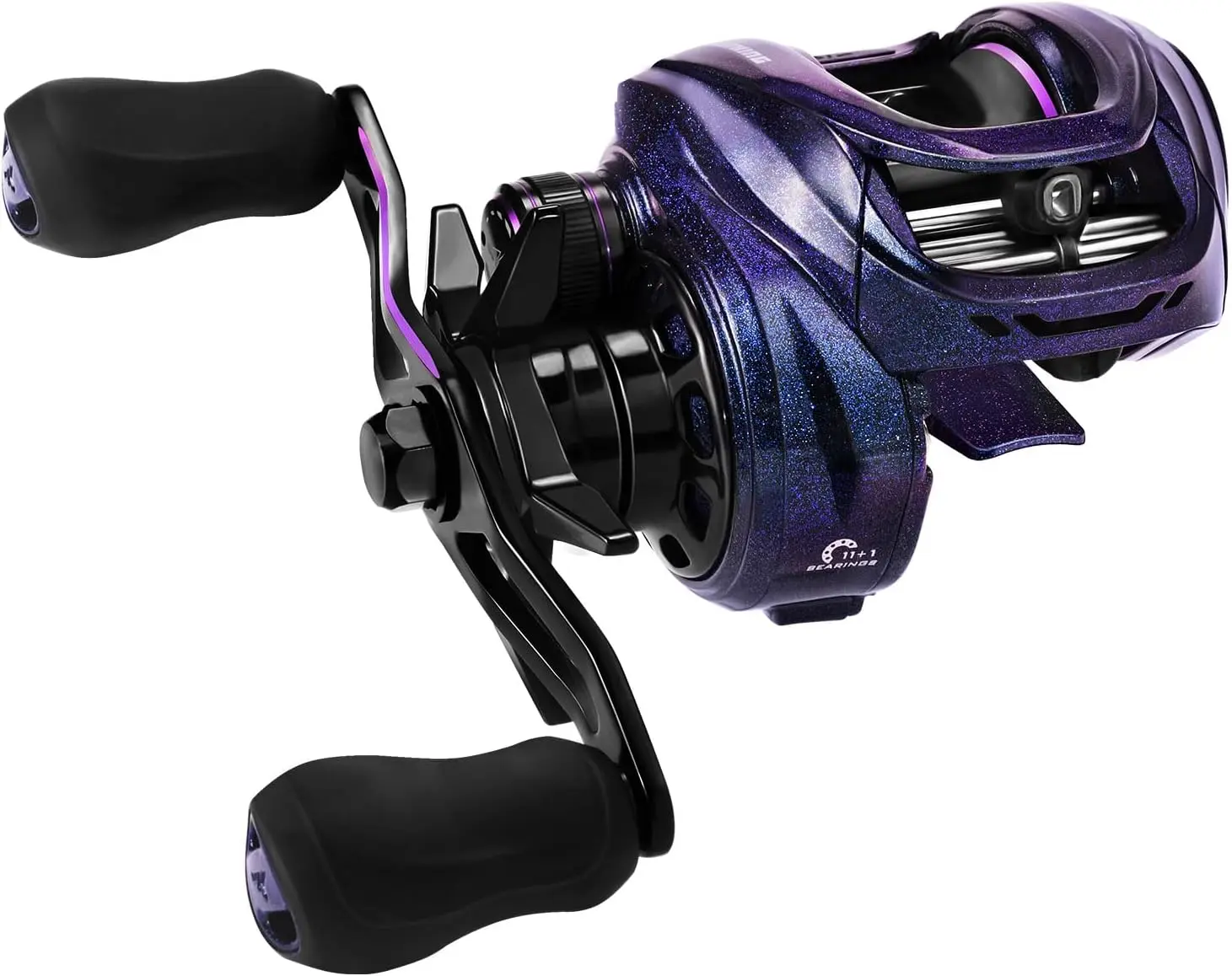 Kastking Royale Legend Pro Baitcasting Reel, AutoMag Dual Braking, 8.0:1 Gear Ratio, 16 Lbs Carbon Drag, 11 + 1 Stainless Steel BB, Automag Dual Braking System, Lightweight, Reels