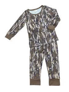 Camo Print Long Sleeve Kids Pajama
