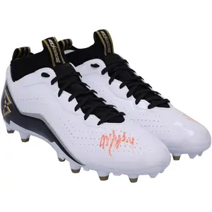 Marshawn Lynch Seattle Seahawks Autographed Black, White & Gold Beast Mode B.T.A Elite Football Cleats - Fanatics Authentic Certified