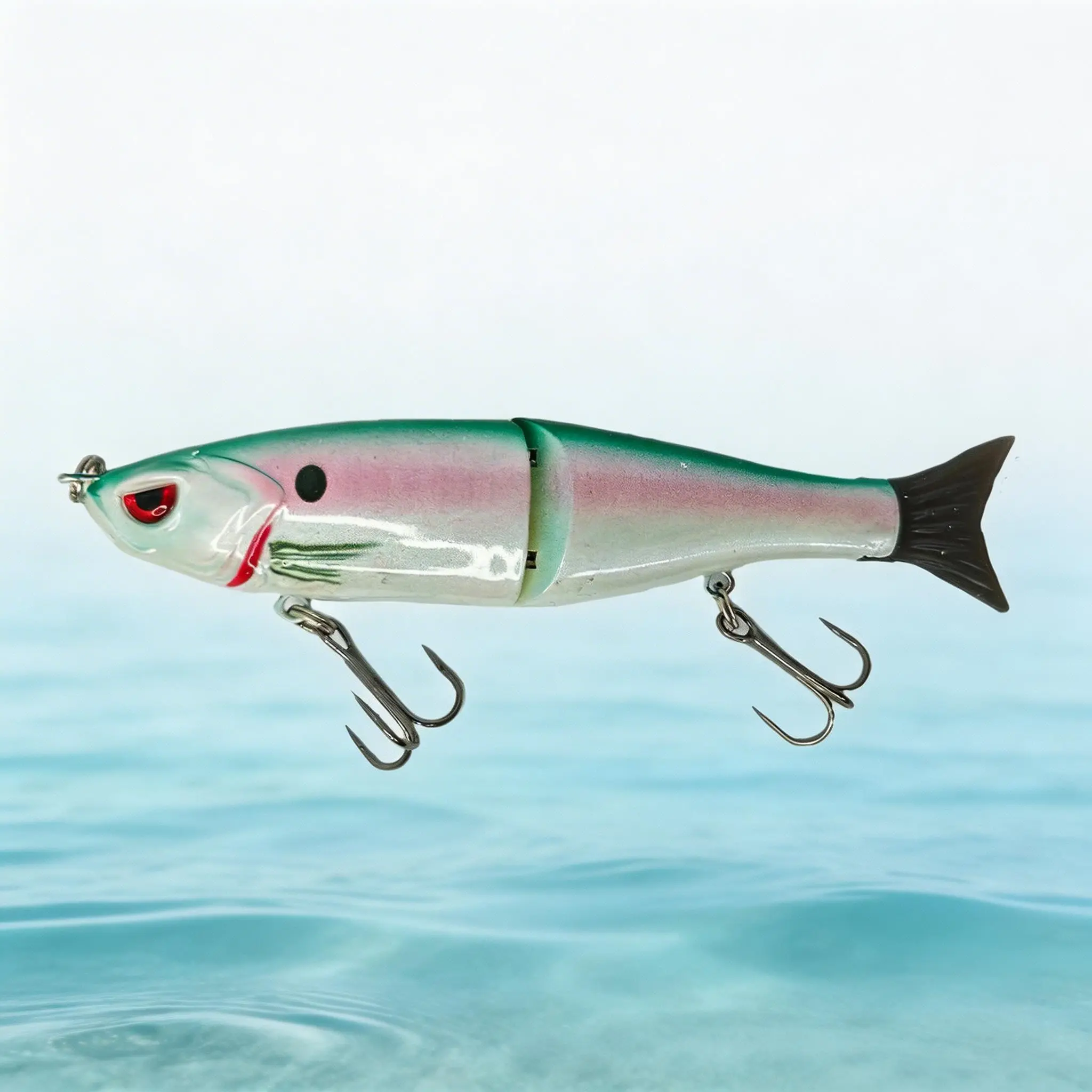 Bassdash Swimbaits 4.5in/0.65oz Pike Trout Glide Baits Minnow Hard Bass Fishing Lure. Glass minnow Largemouth Bass Lure