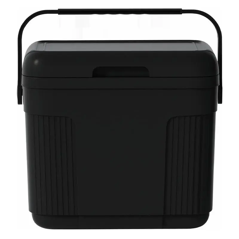 10L Portable Polyurethane Insulated Cooler Box, Mini Car Freezer for Outdoor Use, Lightweight Plastic Insulated Storage