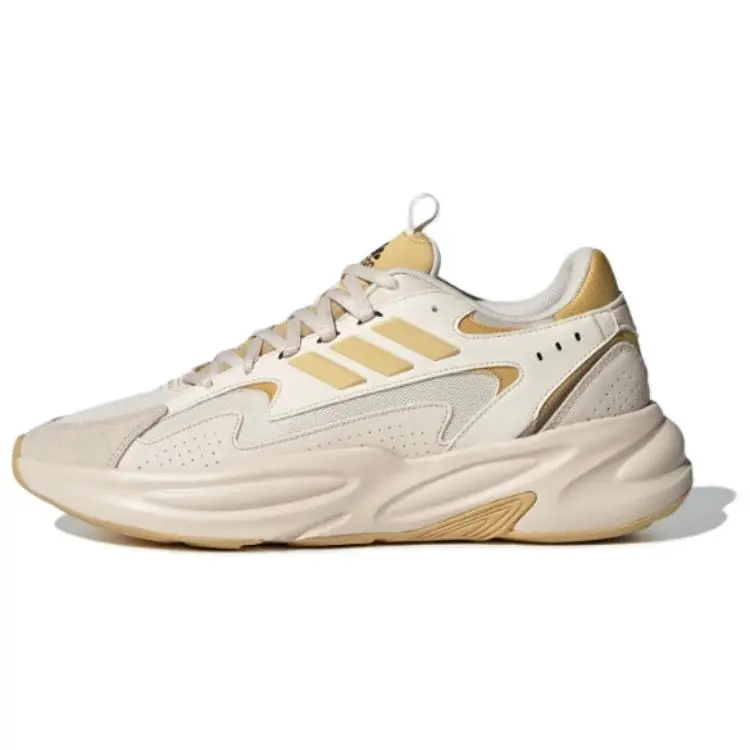 Adidas OZWAVE Platform Sneakers - Unisex Low-Top Mesh Fabric Shoes with Cushioning Comfort, Slip-Resistant, House White Official Maison Mihara Shoes