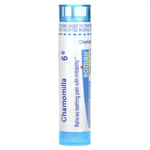 Boiron Chamomilla, 6C, Teething  & Irritability, Approx 80 Pellets