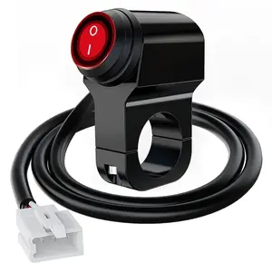 Nilight 7/8-Inch Weatherproof Aluminum Alloy Motorcycle Handlebar Switch, On/Off Control for Electrical Equipment & Supplies