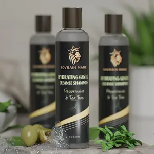 Hydrating Shampoo – Peppermint & Tea Tree Cleanse for Scalp Freshness & Flake Relief Conditioner Haircare
