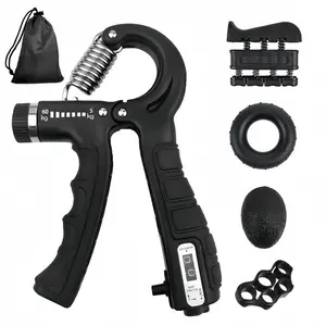 Grip Strengthener Forearm Strengthener Hand Grips Strengthener Kit - Adjustable ResistanceGrip Strength Trainer,Finger Exerciser, Finger Stretcher,Grip Ring & Stress Ball（5 Pack ）