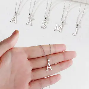 Women’s S925 Sterling Silver Initial Necklace - Dainty Hypoallergenic Letter Pendant, Ideal Jewelry Gift