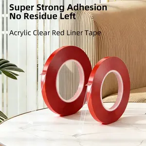 2pcs Acrylic High Adhesive Dual-Sided Tape, Strong Non-Traceable Glue for Line Slots, Carpets, Hanging Items, Fixed Purpose