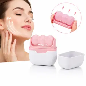 Facial Lymphatic Contouring , An ice-cooling  designed to promote lymphatic drainage, alleviate facial fatigue, lift facial contours, and firm the skin—an ideal gift for a girlfriend. compact roller