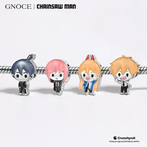 Gnoce Chainsaw Man Charm - Anime Series Character Design, Available in Multiple Colors, Ideal for Fans of the Series