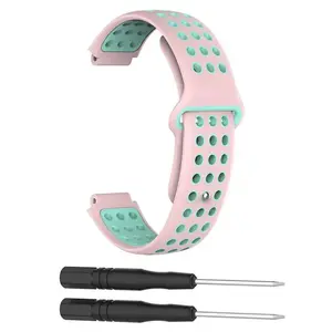 Silicone Watch Strap For Garmin Forerunner 220 230 235 630 620 735 S20 S5 S6 Wristband Bracelet Smartwatch Soft Band Waterproof