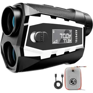 Golf Rangefinder with Slope - 1000 Yards with External Side Display, 6X Magnification 0.1s Flag Pole Locking Vibration With  Magnetic ,USB C Rechargeable ,Men and Father's Day Gifts,Summervibes