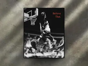 Anthony Edwards: - "Believe That." Poster, Wall Art,  Print - 2