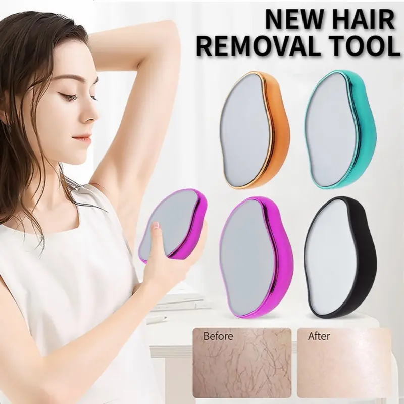 Crystal Hair Eraser – Reusable Painless Hair Removal Tool for Legs, Arms & Body