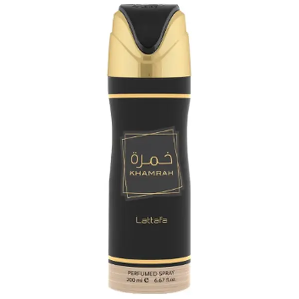 Lattafa KHAMRAH Unisex Scented Deodorant - 6.8oz(200ml), Beauty & Personal Care Body Care Product with Rich Aroma, Vanilla-Base Fragrance