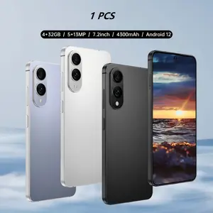 7.2-Inch Screen Octa-Core 4g Smartphone, 4+32GB RAM, Dual Camera System 13mp Rear + 5mp Front Camera, 4300mah Battery, Android 12.0, Dual Sim, Media Player, Android Mobile Phones
