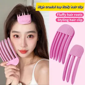 2-Pack Volumizing Hair Root Clip (Large + Small) for Fine & Flat Hair – No Heat Fluffy Hair Clip, Strong Hold Non-Slip Root Lifting Tool for Everyday Styling