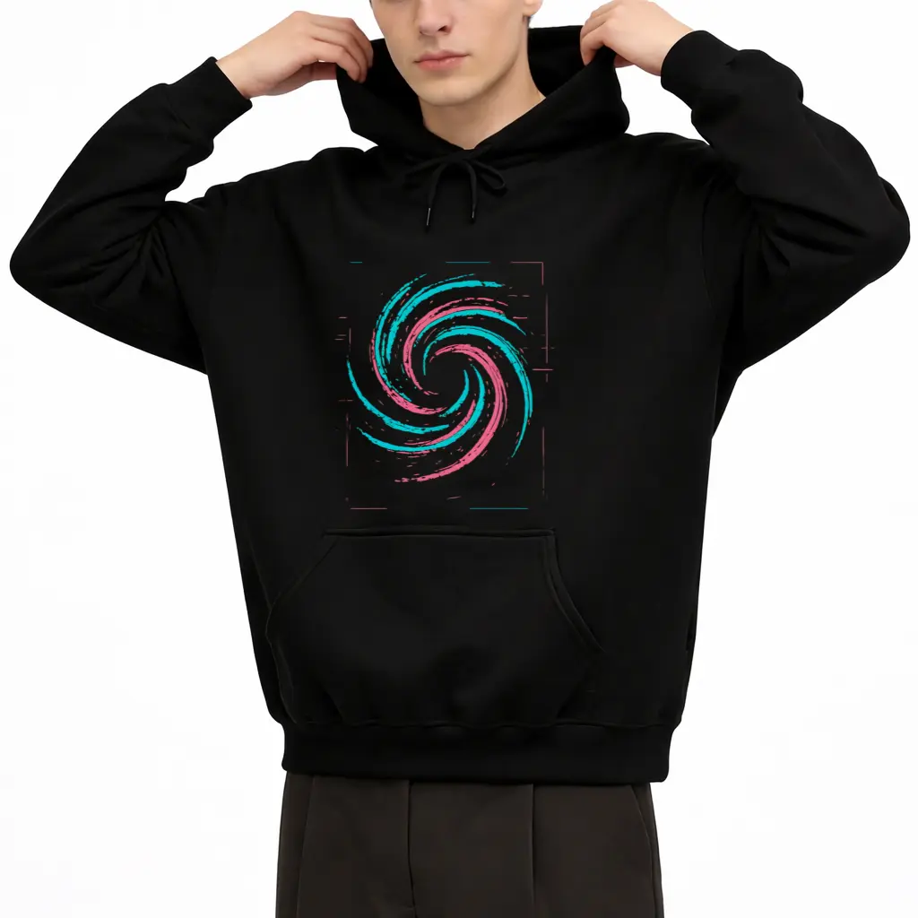 Explore the Cosmos with Long Sleeve Space Galaxy Hoodie – Astronomy Inspired Universe Design