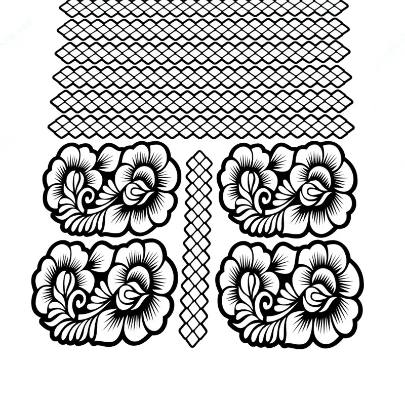 Body Art Stencils, Adhesive Sticker with Palm Design for Temporary Tattoos, Henna Paste and Glitter Application, Henna Designs, Sticker Paper, Palm Shape, Henna Tattoo Stickers, Glow Like Africa