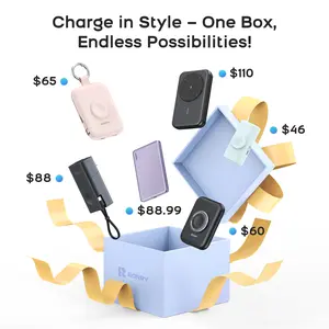 RORRY Blind Box containing a 5000mAh multifunctional power bank compatible with Apple phones Charger Compact Charging Chargeable Wireless Battery Pack Usb Battery Operated  SpringStatements