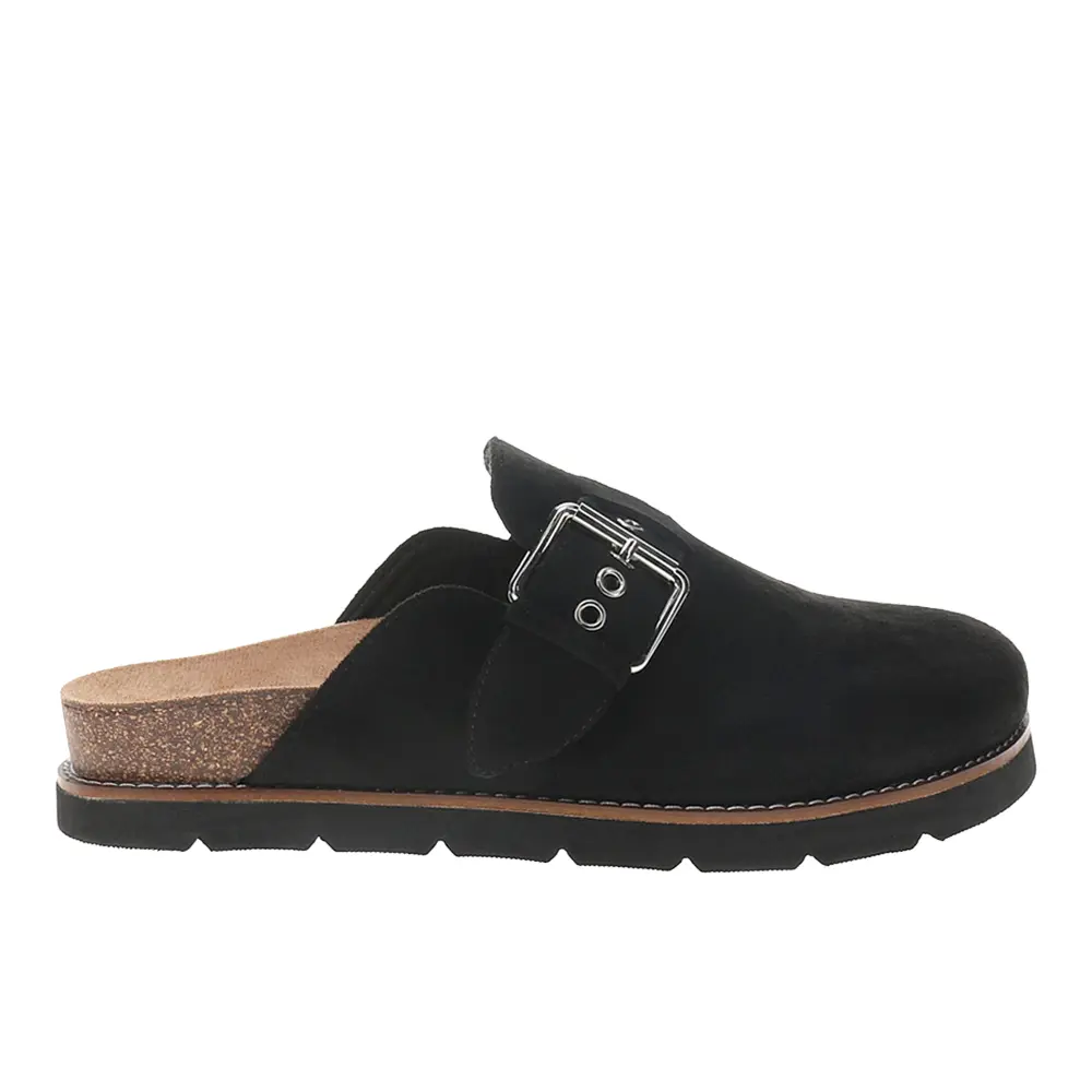 Corkys Womens Day Dream Footbed Mule Clogs Casual - Black