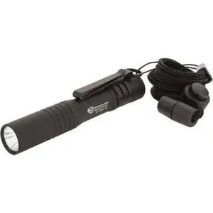 Streamlight Mini LED Flashlight (Model 66318) - 1 White LED Bulb, 45 Lumens, Black Aluminum Body, 1 AAA Alkaline Battery, DIY Adult Use for Home Improvement, Outdoor Lighting