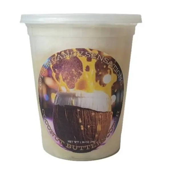 Coconut Butterscotch Gourmet Cotton Candy - Cotton Candy Sensations 200+ Flavors