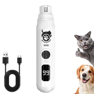 Pet Nail Trimmer – 2-in-1 Clipper & Grinder, Rechargeable Non-Slip Grooming Tool for Small Medium Large Dogs & Cats