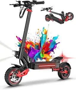 J15 MAX 1600W Electric Scooter for Adults, 48V 18Ah Battery Foldable E-Scooter Up to 31MPH 32 Miles Range, 11" Off Road Electric Scooter, Dual Suspension Dual Brakes LCD Display UL Certified