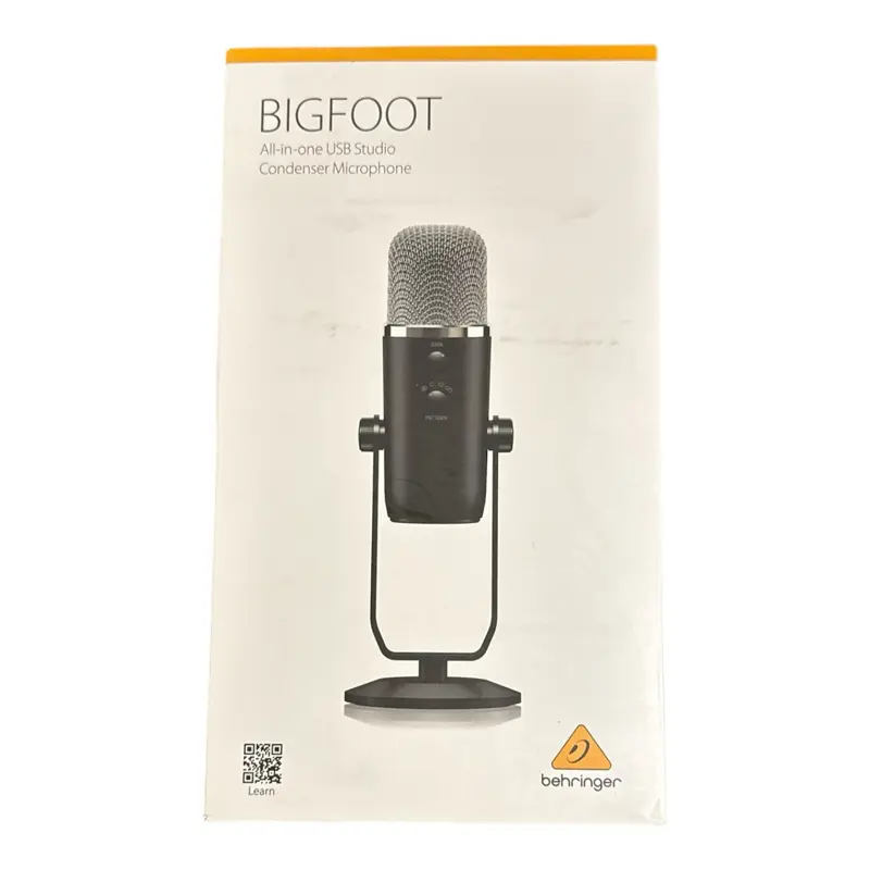 Behringer Bigfoot All-in-one USB Studio Condenser Microphone for Professional Recording Needs