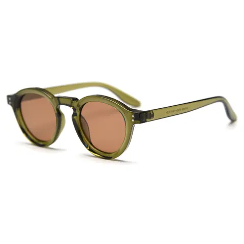 Retro Round TR90 Polarized Sunglasses - Men's & Women's Stylish Shades, Vintage Thick Full Rim PC Eyewear, 2025 Square Lens, UV Protection, Ideal for Outdoor Driving, Party Photography