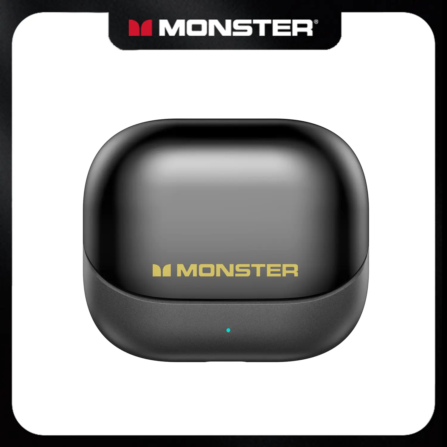 Monster Open Ear Earbuds with Clip-On Design, Bluetooth 6.0 Wireless Earbuds, ENC Clear Calls, Up to 165H Playtime with Fast Charging, App with Adjustable EQ & Find My Earbuds,Sweatproof, Ultra-Lightweight 3.7g-TikTokShopBackToSchool