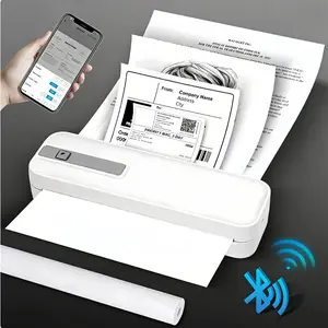 1 Rolls A4 Thermal Paper HD Thermal Printing Paper 210x30mm, Portable Size Printer Paper Rolls, Individual Packaging for Wireless Bluetooth Anti-Scratch Design Easy Storage