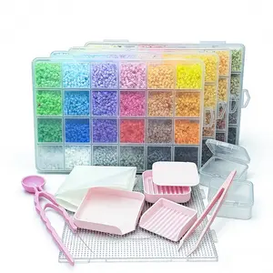40000pcs 2.6mm Bead Jewelry Making Kit, Multi-Tool Craft Melting Mixed Beads Set, DIY Holiday Decor Creative Handicraft Supplies