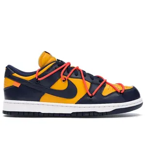 Nike Men's Dunk Low Off-White University Gold, from StockX