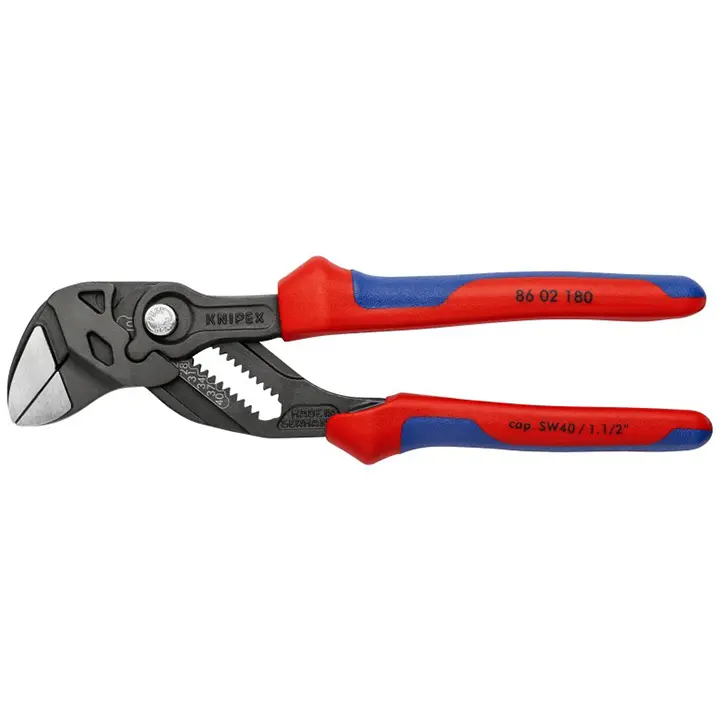 KNIPEX Tools - Pliers Wrench, Black Finish, Multi-Component (8602180)