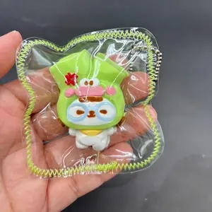 mini  bear keychain taba squishy