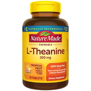 L-Theanine 200 mg Chewable Tablets