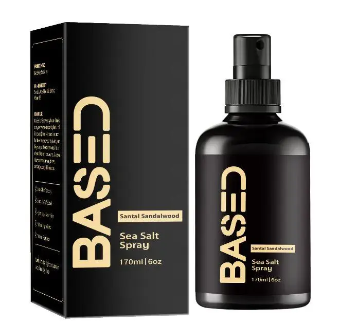 Men's Sea Salt Hair Styling Spray - Volume & Texture Enhancer, Infused with Kelp Extract, Vitamin B5, Simple Effective Haircare Product