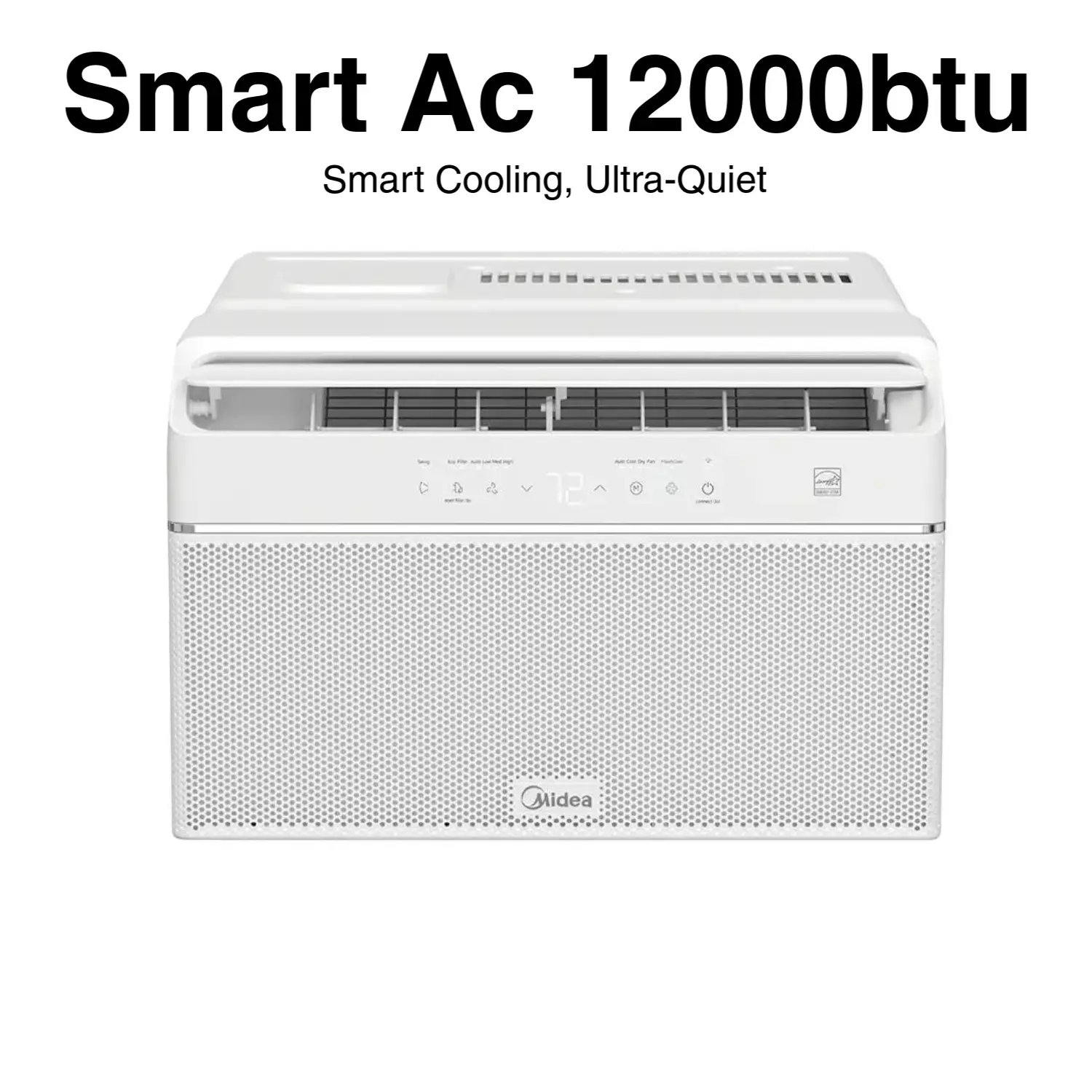 Midea U-Shaped Smart Window Air Conditioner - 12000 BTU, 110V, Energy Star Energy Saver, Ultra Quiet Inverter Tech, Cool+Dehumi Dehumidifier, Voice Control, SmartHome App Compatible (Gently Used Like New)