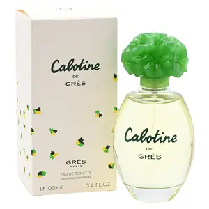 Parfums Grès Cabotine de Grès Women's Eau de Toilette Spray - 3.4 fl oz Full-Size, Citrus-Infused Botanical Casual Packaged Fragrance, Orange, Bergamot, Ginger Lily Notes, Fresh Aroma, New Box, Full-Size Women's Fragrance, Citrus-Infused Women's Fragrance