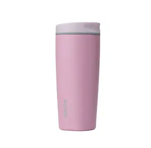 Owala SmoothSip Stainless Steel Coffee Tumbler, 20oz, Cotton Candy Sky
